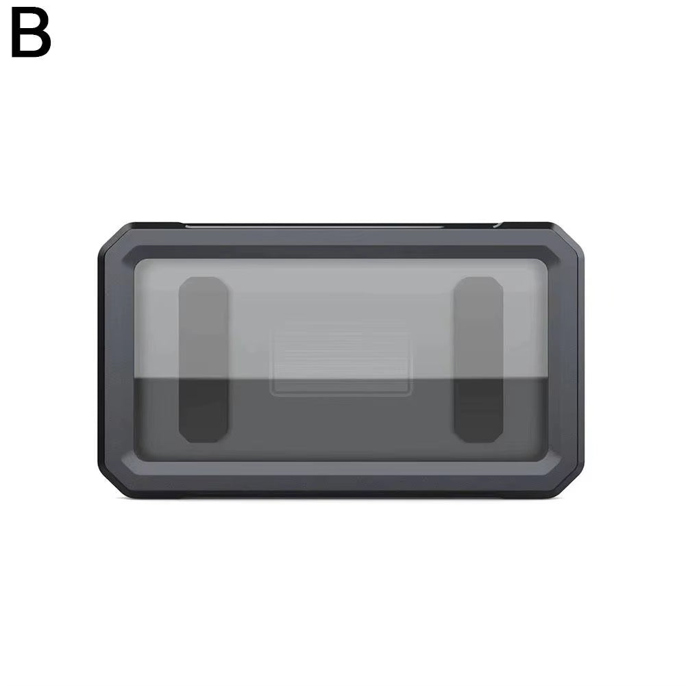 1Pc Waterproof Wall Mounted Phone Case No-Trace Hanging Phone Box Bathroom Sealed Holder Wall Hanging Mobile Phone Storage