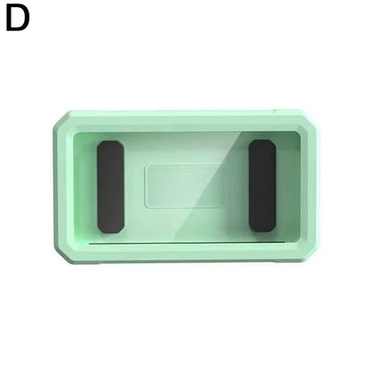 1Pc Waterproof Wall Mounted Phone Case No-Trace Hanging Phone Box Bathroom Sealed Holder Wall Hanging Mobile Phone Storage
