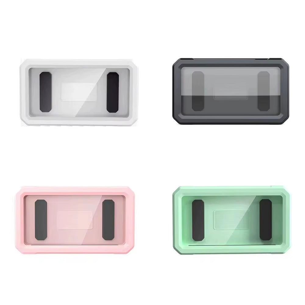 1Pc Waterproof Wall Mounted Phone Case No-Trace Hanging Phone Box Bathroom Sealed Holder Wall Hanging Mobile Phone Storage