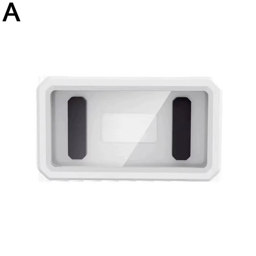 1Pc Waterproof Wall Mounted Phone Case No-Trace Hanging Phone Box Bathroom Sealed Holder Wall Hanging Mobile Phone Storage